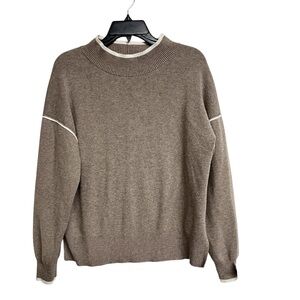 Global Work Knit Crewneck Long Sleeve Sweater Japan